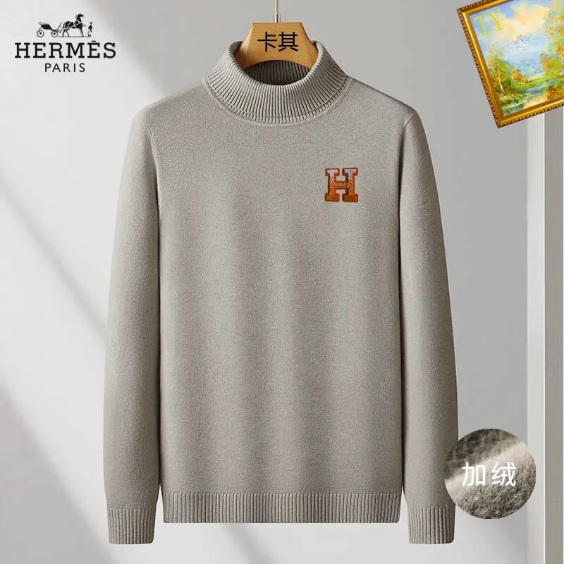 hermes pull  manches longues pour homme s_1263647